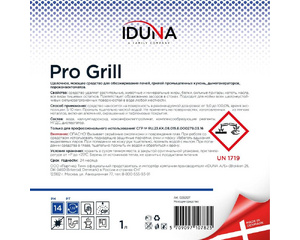 Средство для чистки кухонных плит и духовок Iduna Pro Grill 1 л